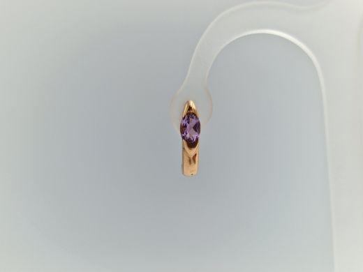 Zelta auskari ar cirkoniju, 3.18 g