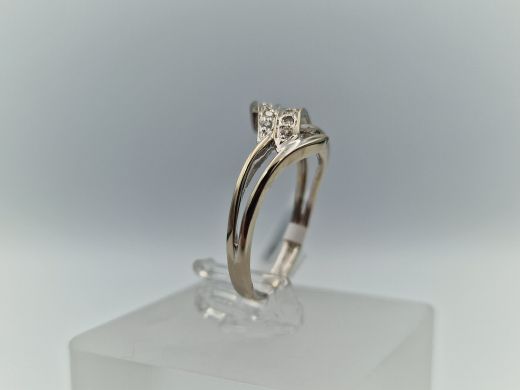Zelta gredzens ar briljantu, 1.97 g, izm. 16