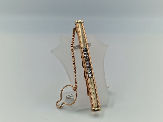 Золотой кулон с цирконом, 4.81 г