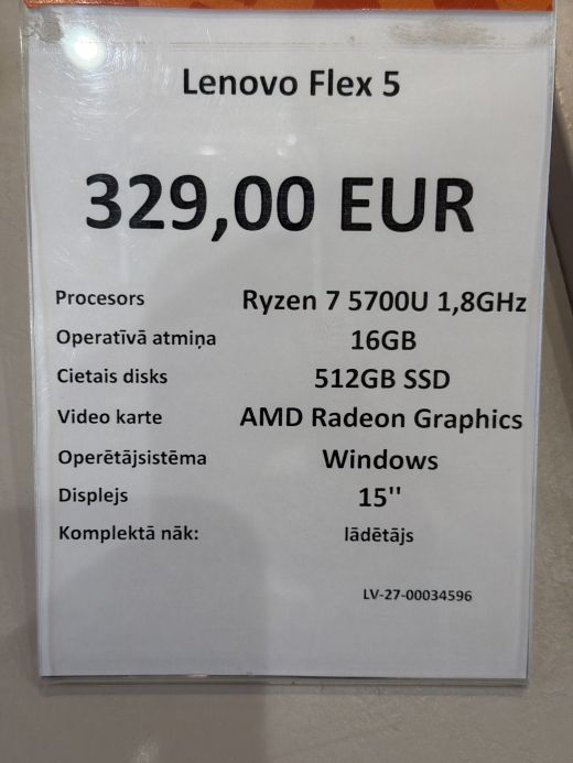 Lenovo Flex 5 512 Gb