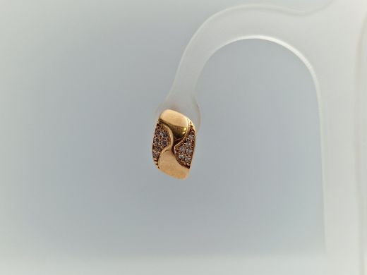 Zelta auskari ar cirkoniju, 2.83 g