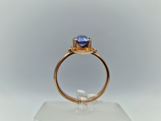 Zelta gredzens ar cirkoniju, 3.05 g, izm. 18.5