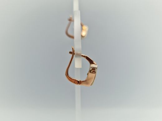 Zelta auskari ar cirkoniju, 3.55 g