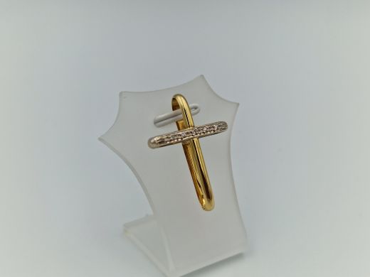 Золотой кулон с цирконом, 2.79 г