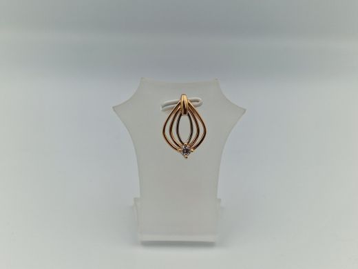 Золотой кулон с цирконом, 1.2 г