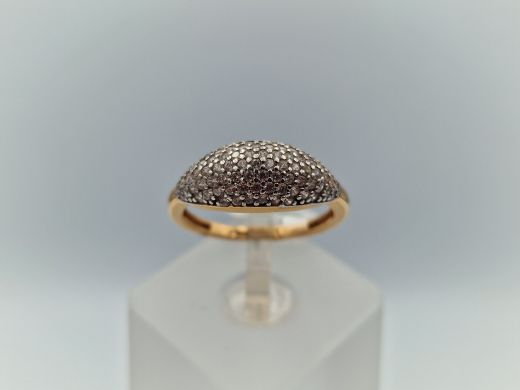 Zelta gredzens ar cirkoniju, 2.57 g