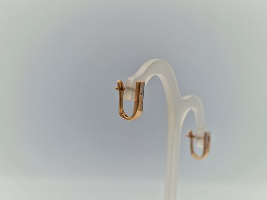 Zelta auskari ar cirkoniju, 2.3 g