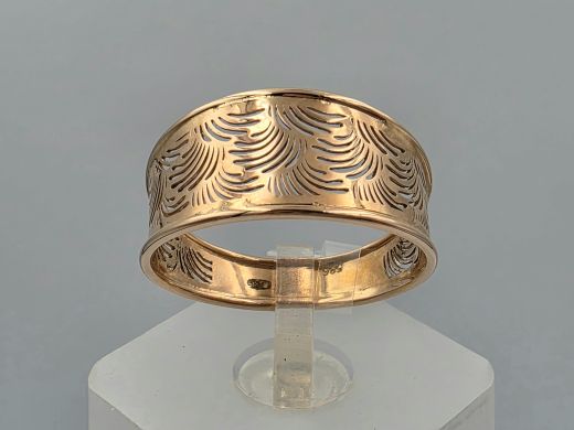 Gold ring, 1.94 g, size 19.5