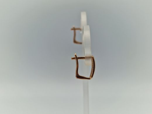 Zelta auskari ar cirkoniju, 1.66 g