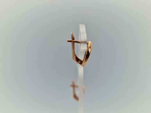 Zelta auskari ar cirkoniju, 1.86 g