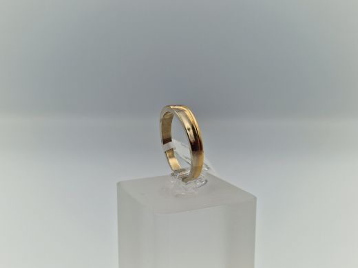 Zelta gredzens ar briljantu, 3.22 g, izm. 18.5