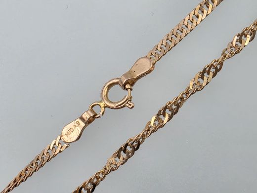 Zelta ķēdīte, 3.63 g, izm. 45 cm