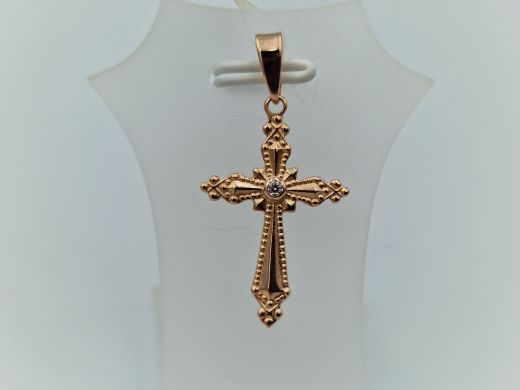 Zelta kulons ar cirkoniju, 1.13 g