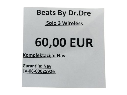 Beats By Dr.Dre Solo 3 Wireless