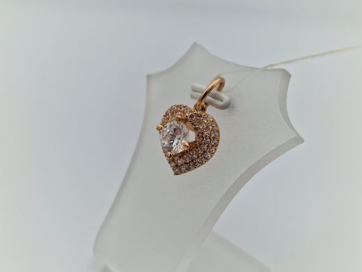 Zelta kulons ar cirkoniju, 1.68 g