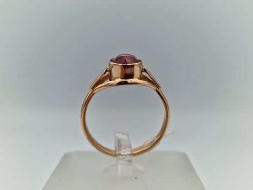 Zelta gredzens ar cirkoniju, 2.15 g, izm. 17