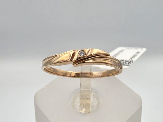 Gold ring, 1.71 g, size 18.5