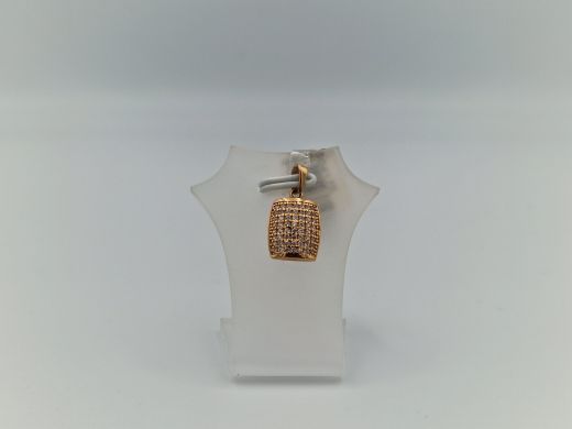 Zelta kulons ar cirkoniju, 1.38 g