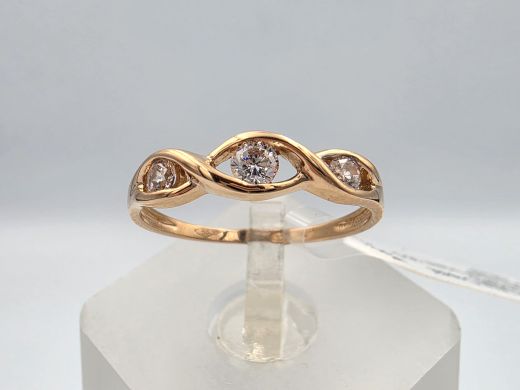 Zelta gredzens, 1.61 g, izm. 16.5