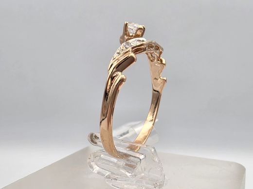 Gold ring, 1.44 g, size 16
