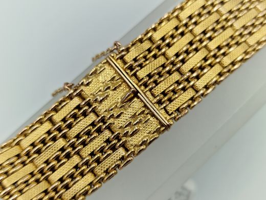 Zelta rokassprādze, 34.42 g, izm. 20