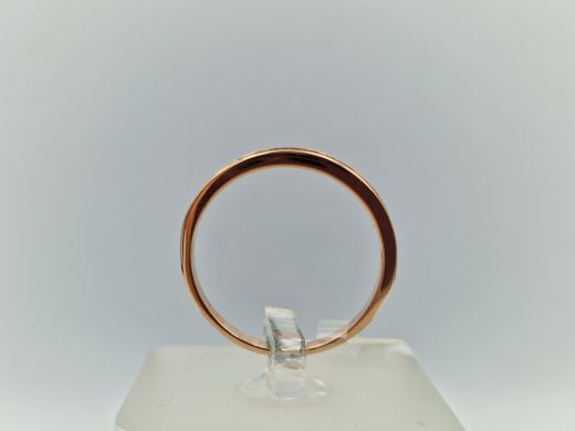 Zelta gredzens ar cirkoniju, 2.39 g, izm. 18.5