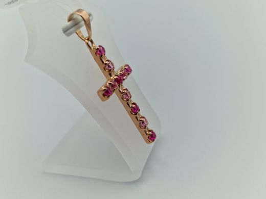 Золотой кулон с цирконом, 2.61 г