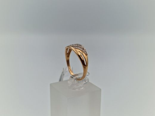 Zelta gredzens, 1.42 g, izm. 17