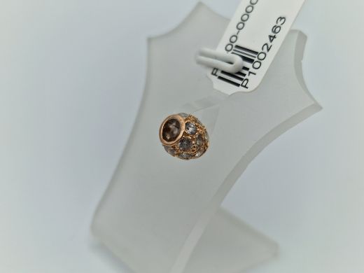 Золотой кулон с цирконом, 0.79 г