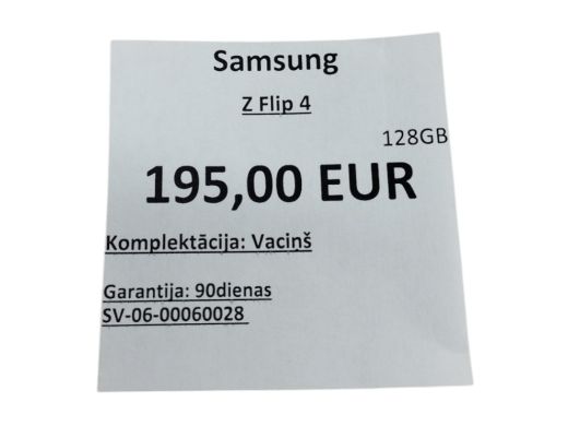 Samsung Z Flip 4 128 gb
