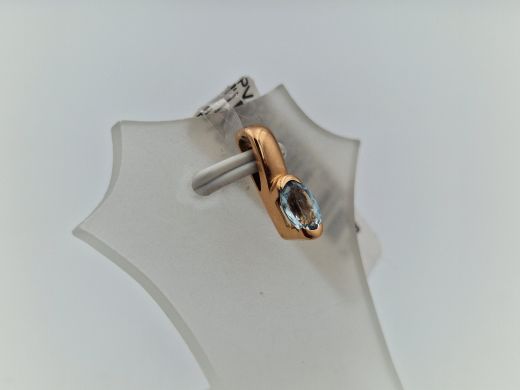 Zelta kulons ar cirkoniju, 1.28 g