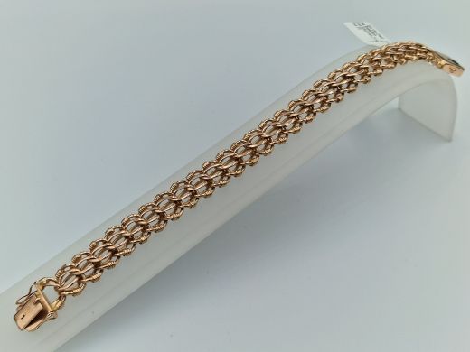 Zelta rokassprādze, 38.84 g, izm. 21