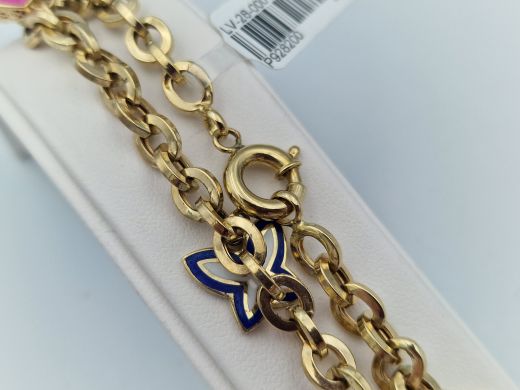 Zelta rokassprādze, 9.84 g, izm. 19.5