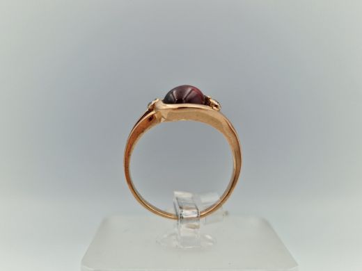 Золотое кольцо с цирконом, 2.4 г, разм. 16.5