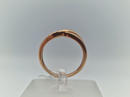 Zelta gredzens ar cirkoniju, 3.61 g, izm. 18