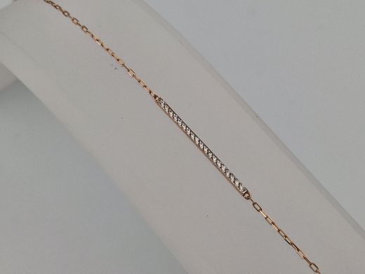 Zelta rokassprādze, 1.21 g, izm. 19