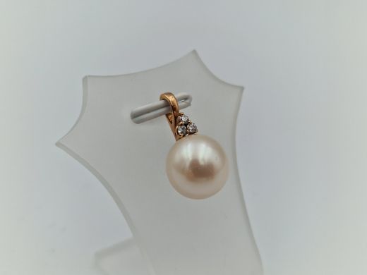 Золотой кулон с цирконом, 2.38 г