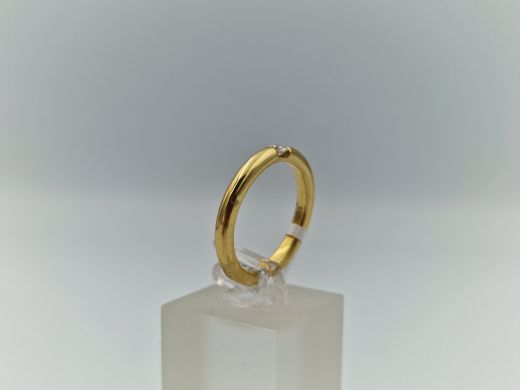 Zelta gredzens ar briljantu, 4.39 g, izm. 16