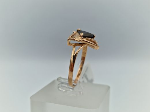 Zelta gredzens ar cirkoniju, 2.81 g, izm. 20.5