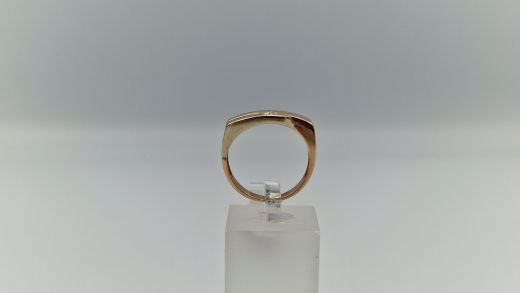 Zelta gredzens ar cirkoniju, 3.67 g, izm. 17.5