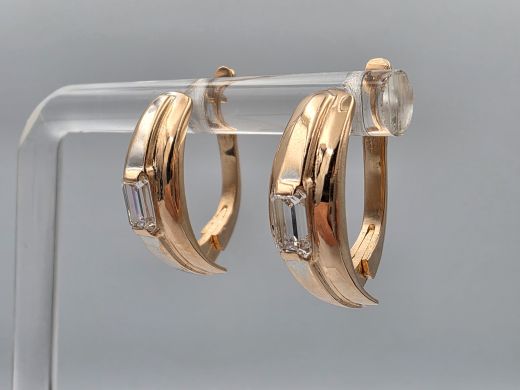Золотые серьги, 3.96 г