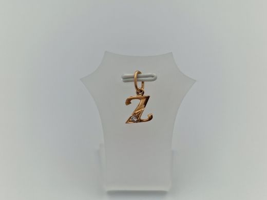 Zelta kulons ar cirkoniju, 0.58 g