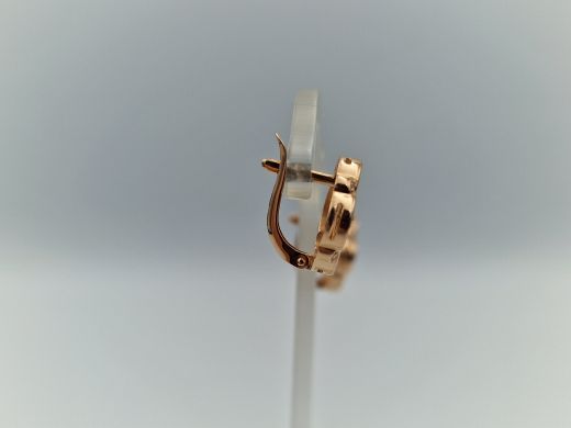 Zelta auskari ar cirkoniju, 3.6 g