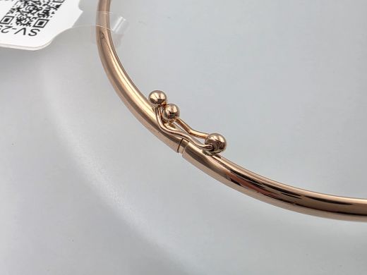 Aukso apyrankė su cirkonisu, 5.33 g, dydis 19 cm