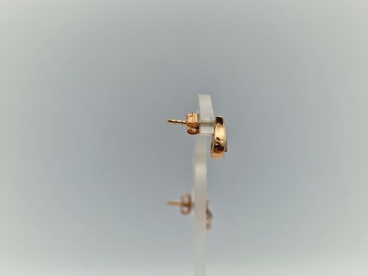 Zelta auskari ar cirkoniju, 1.66 g