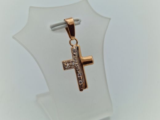 Золотой кулон с цирконом, 1.13 г