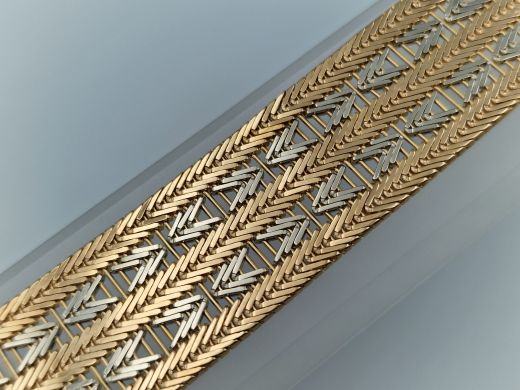 Zelta rokassprādze, 55.37 g, izm. 20.5