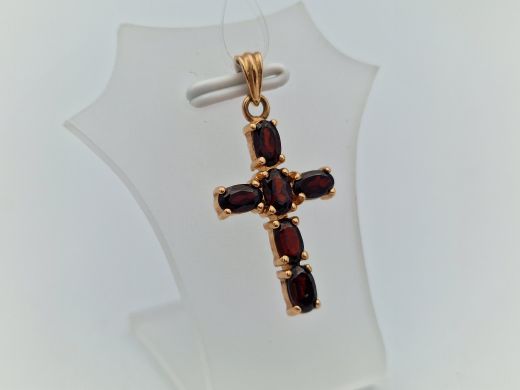 Золотой кулон с цирконом, 2.31 г