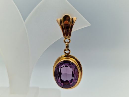 Золотые серьги с кораллом, 6.03 г