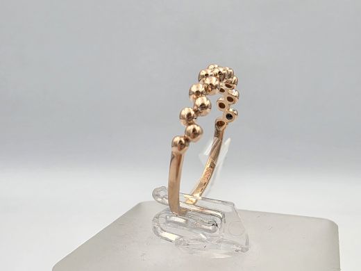 Zelta gredzens, 1.08 g, izm. 17